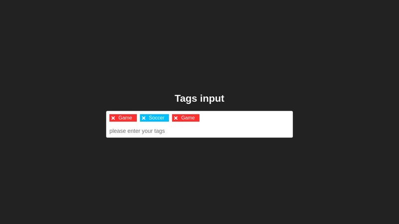 tag-input