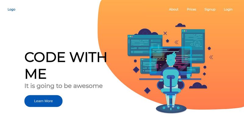 Responsive Hero Section Design 2019