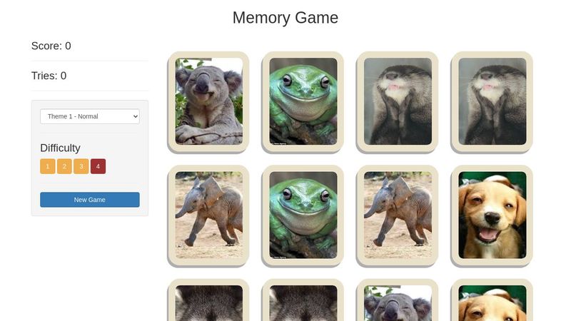 Memory Game JavaScript