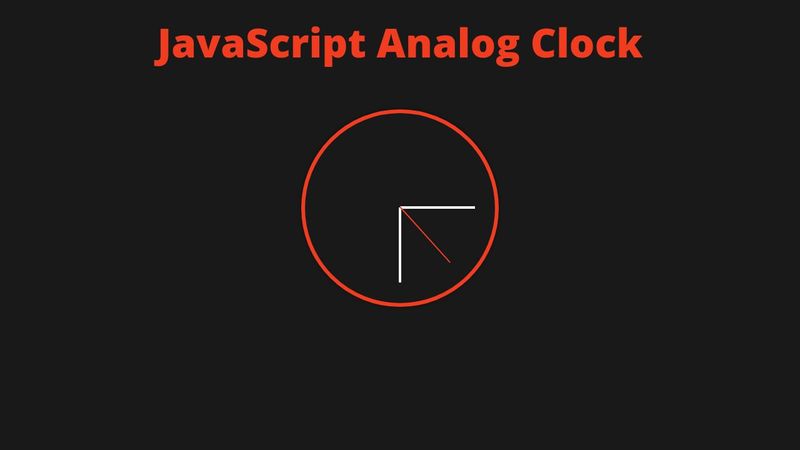 JavaScript Analog Clock