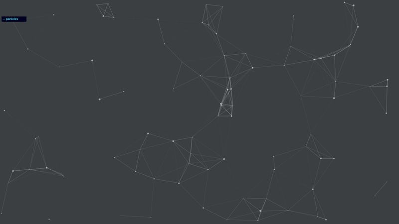 particles.js demo