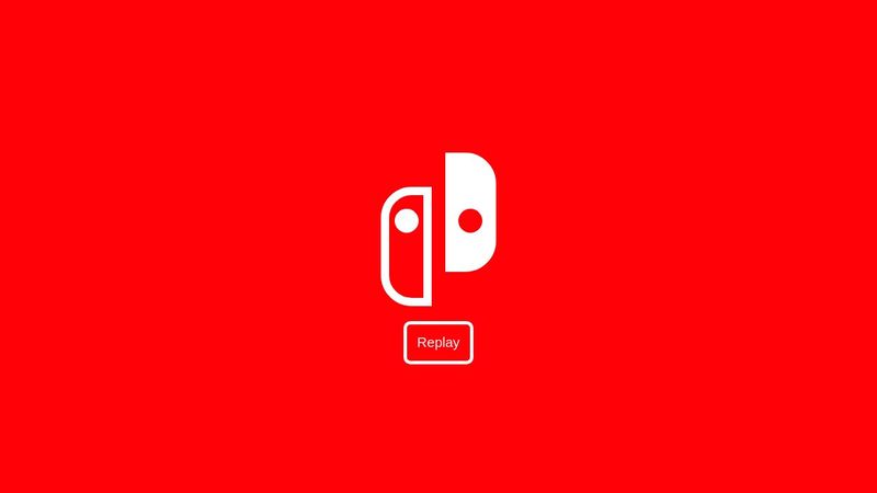 CSS Drawing - Animated Nintendo Switch logo