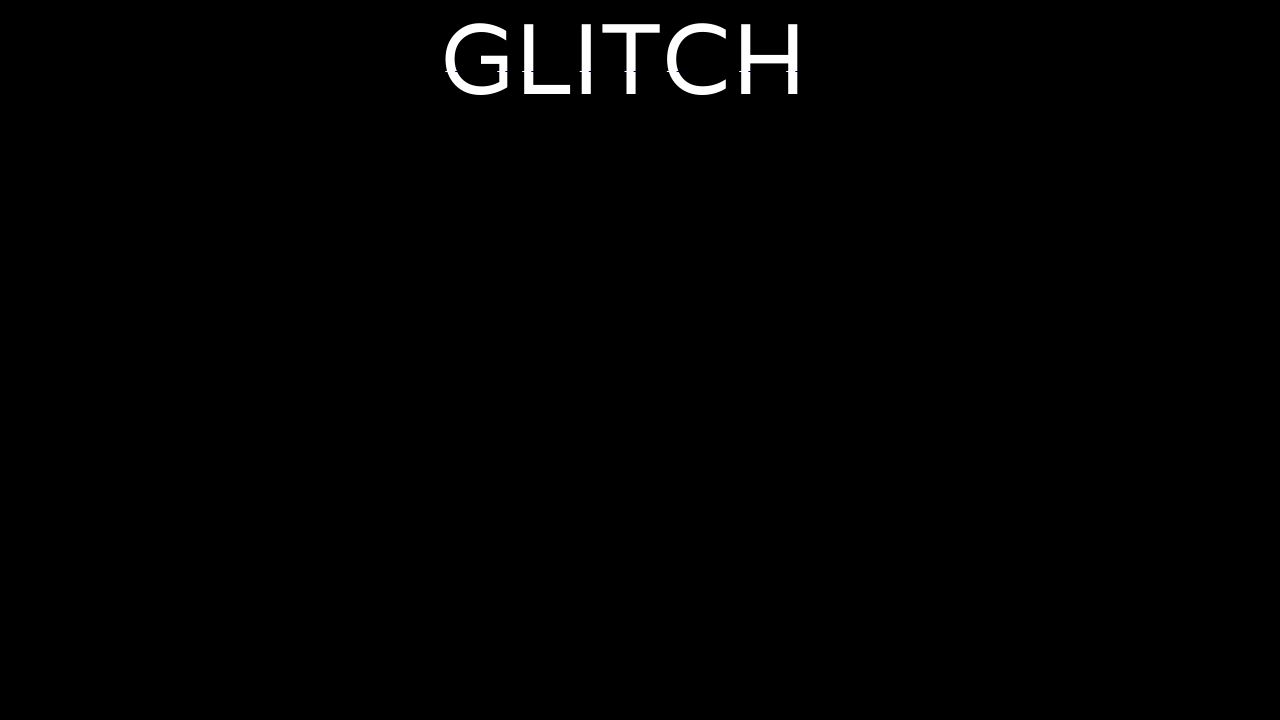 CSS Text Glitch Effect Generator Online