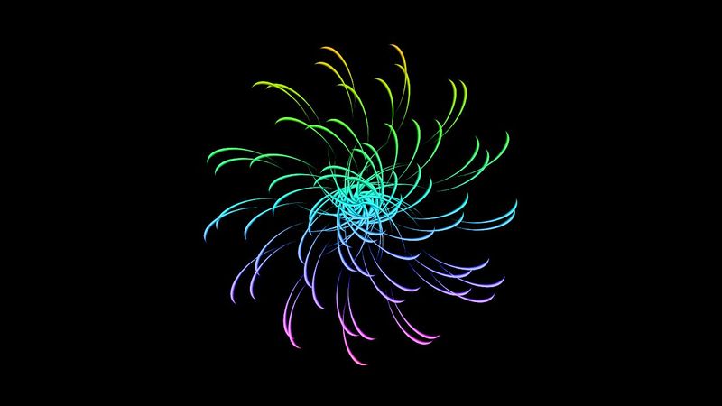 mandala flower (JS + CSS)