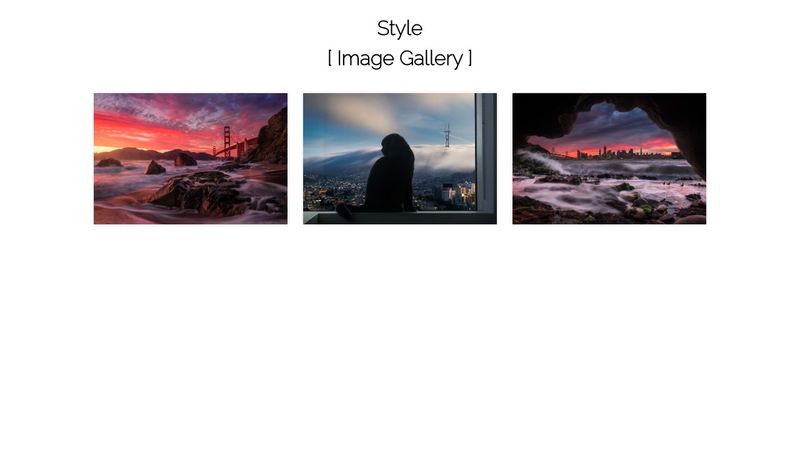 Animated Gallery CSS