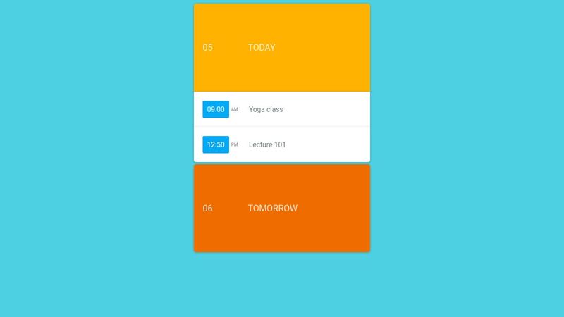 Animated folding (notifications concept)