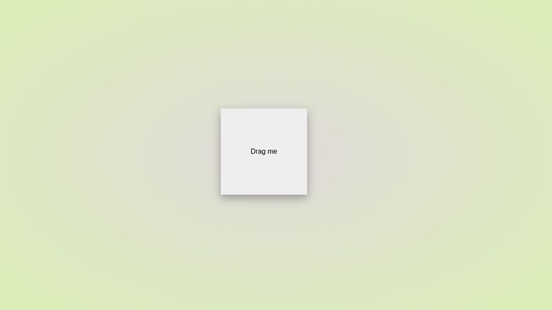 Simple draggable div element with JavaScript