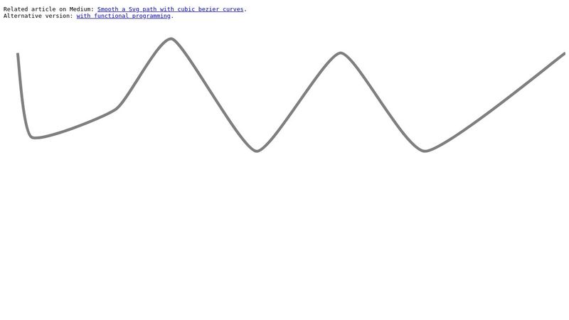 Smooth a Svg path with cubic bezier curves