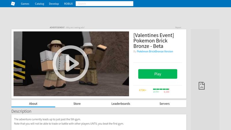 Pokémon Brick Bronze (ROBLOX 2.0)