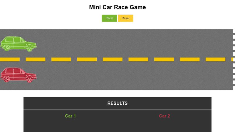 Mini Car Race Game