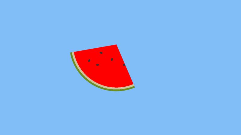 Watermelon Slice Animation