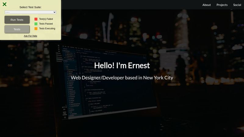 freecodecamp - project#5 - Personal Portfolio Website