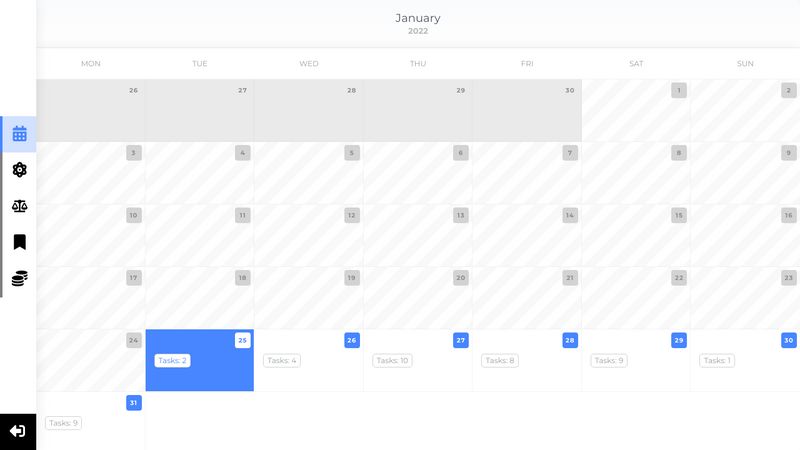 CSS Grid Calendar