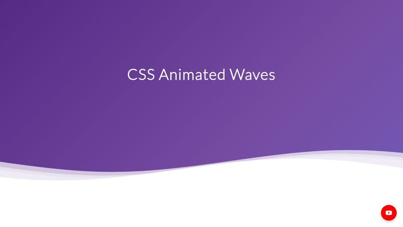 CSS Animated Waves