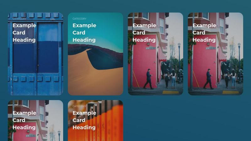 CSS Filter Cards