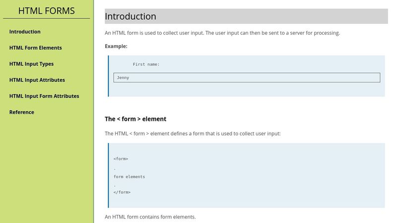 HTML Forms - Technical Documentation