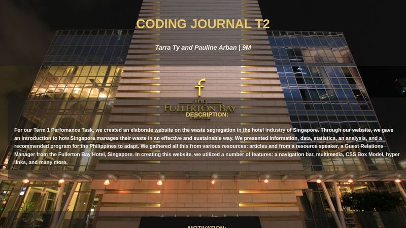 Arban_Ty Coding Journal T2