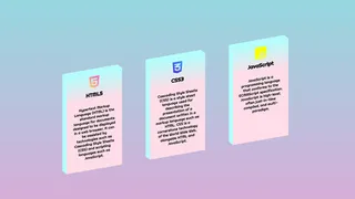 3D Cards Hover Effect