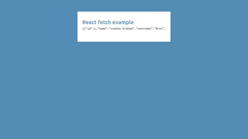 react-fetch-example