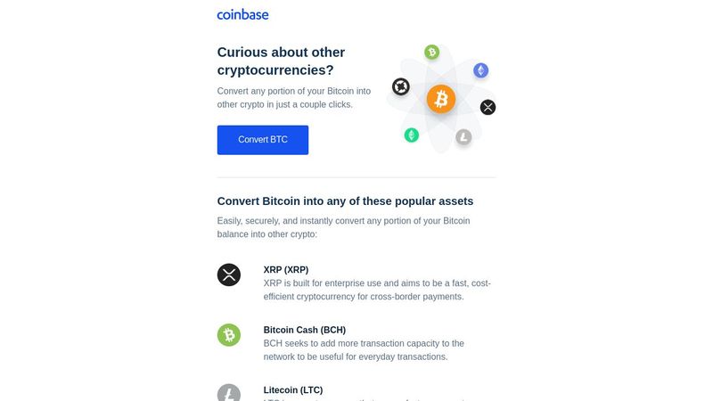 Own another crypto without adding more funds