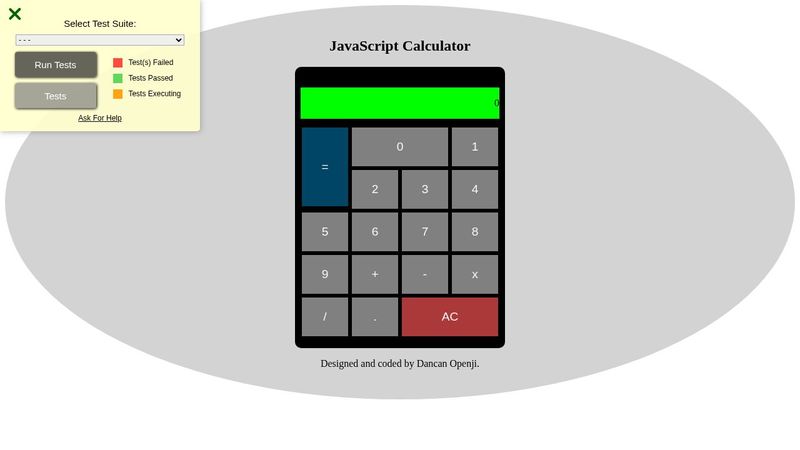 JavaScript Calculator
