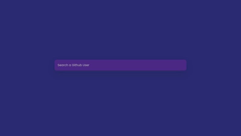 Github profile search