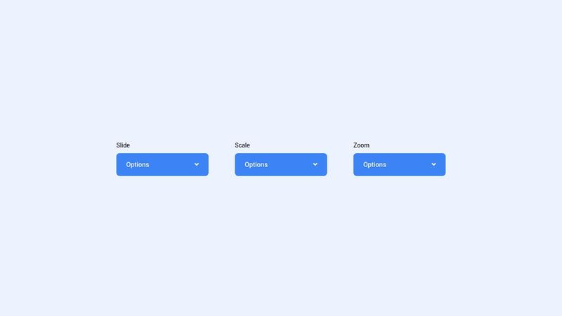 Accessible Dropdown Menus