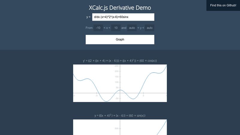 Derivative Calculator