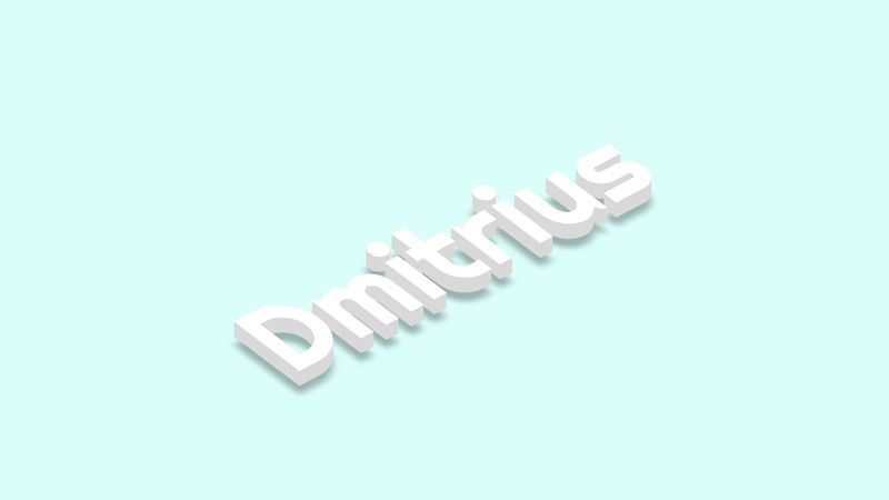 3D Text Effect -> HTML & CSS & JS