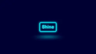 Neon Shine Button