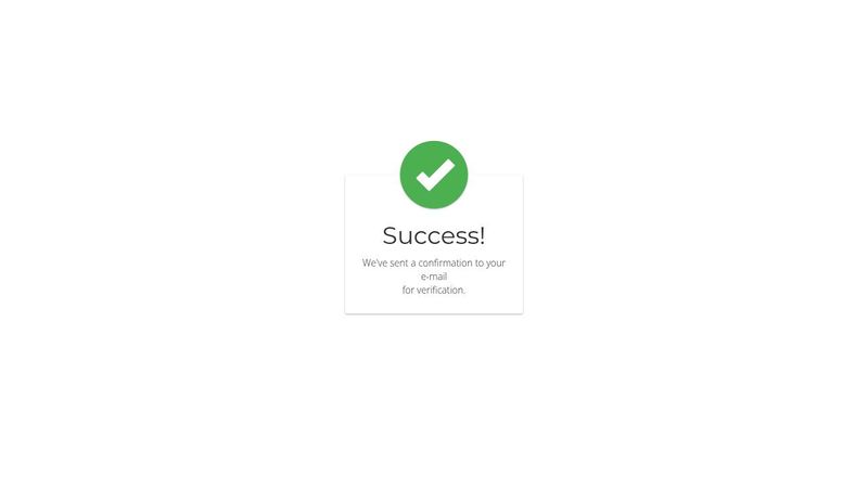 Success Modal with Animation
