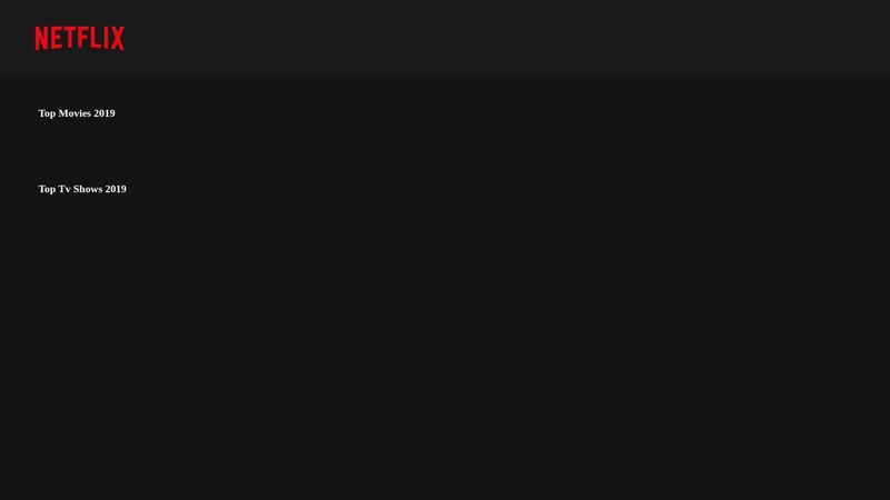 Netflix cards hover effect