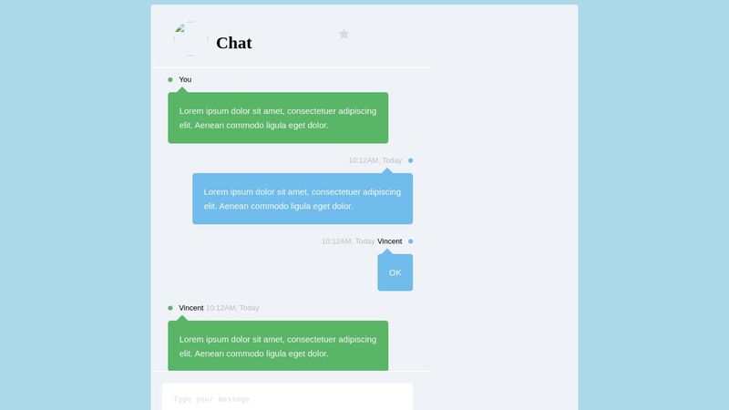 [CSS] Chatbox