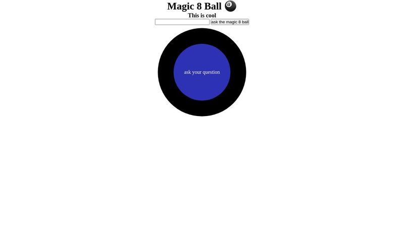 Magic 8 Ball