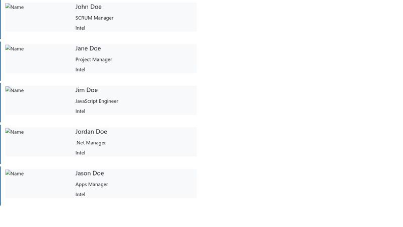Iterating jQuery array over HTML