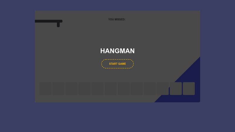 GitHub - nickmackenzie/hangman: A hangman game made with pure