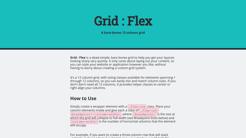 How to Create an Advanced Grid inside a Flex Column on Vimeo