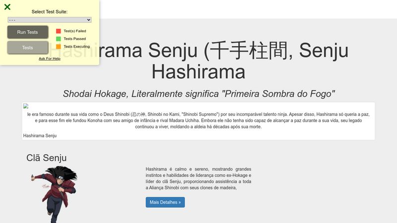 História de Hashirama Senju (Pt 1) 