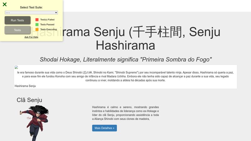 História de Hashirama Senju (Pt 1) 