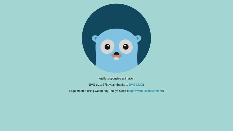 Golang Logo SVG animation