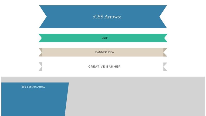 CSS Arrows :before & :after