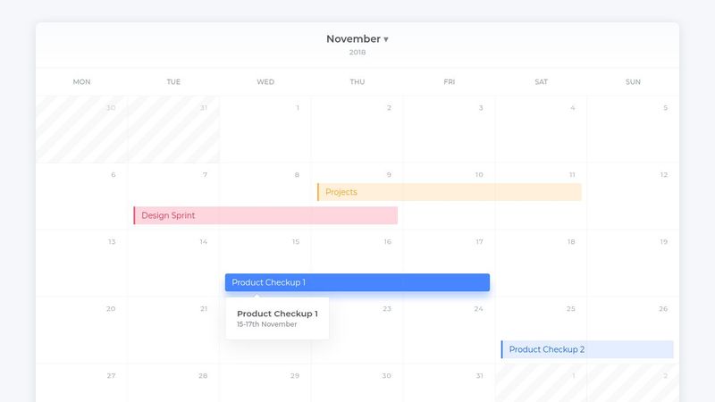 CSS grid calendar