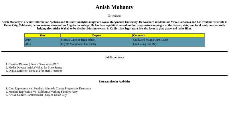 My First HTML web page