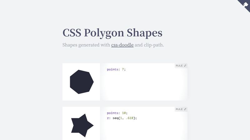 CSS Polygon Shapes