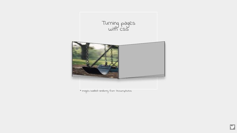 Turning Pages With CSS Animation
