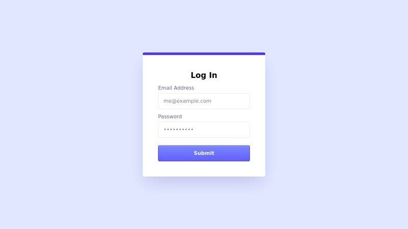 React Login Form