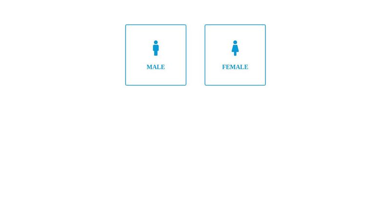 Custom gender radio button