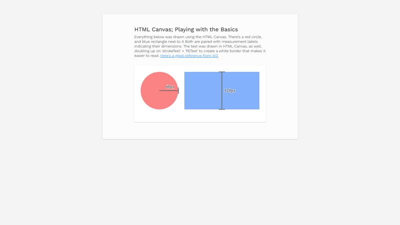 HTML Canvas Basics: Drawing Shapes W/ Text Labels