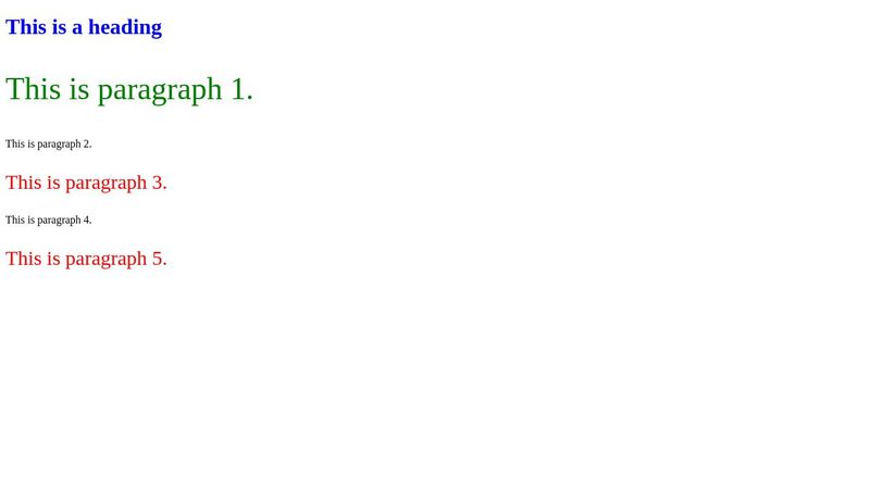 External CSS