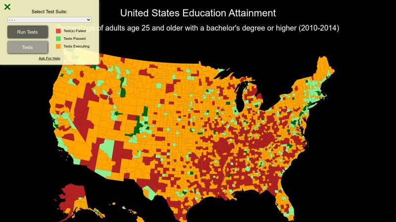 d3.js Choropleth Map